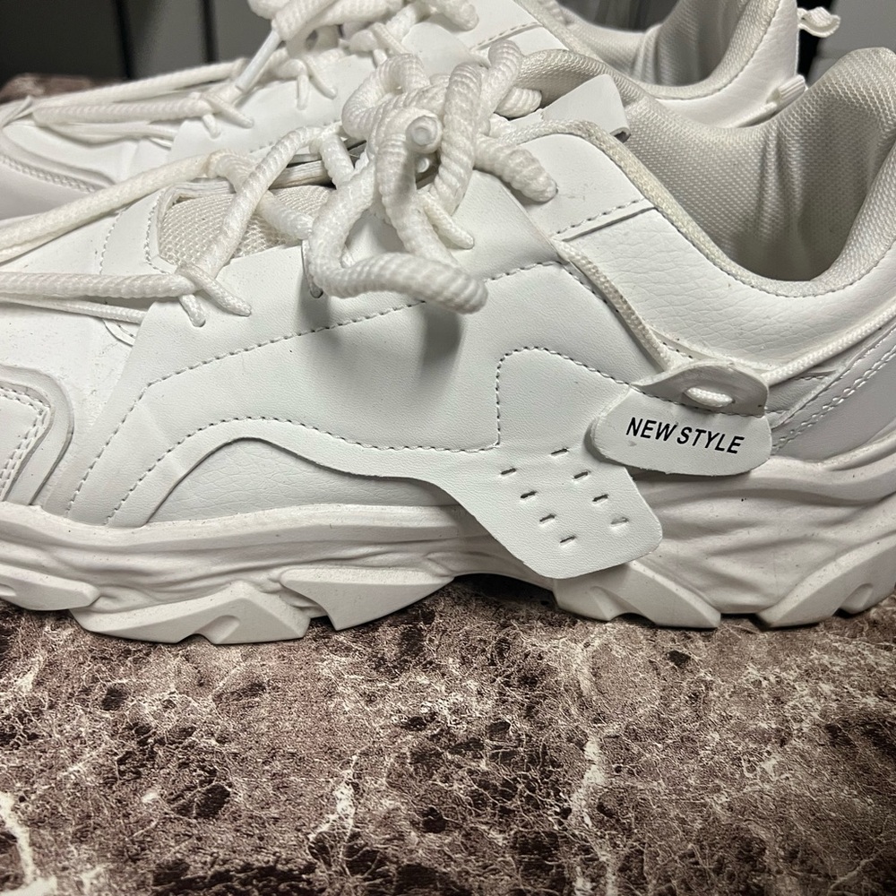 White Chunky Sneakers